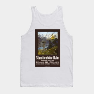 Schmittenhöhe-Bahn Austria Vintage Poster 1930 Tank Top